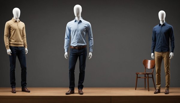 Mannequin homme avec pieds interchangeables : flexibilité et style